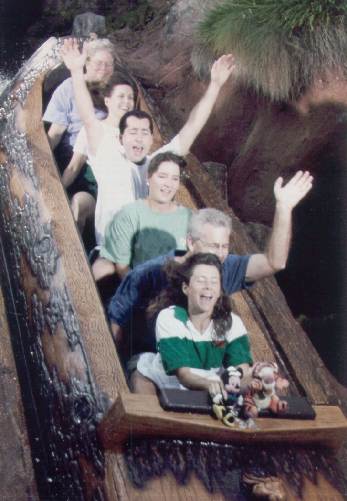 Mickey on Splash Mountain