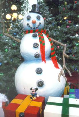 Mickey's and snowman